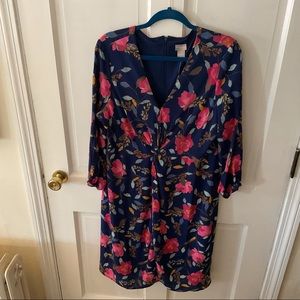 Chico’s Twist Front Floral Dress